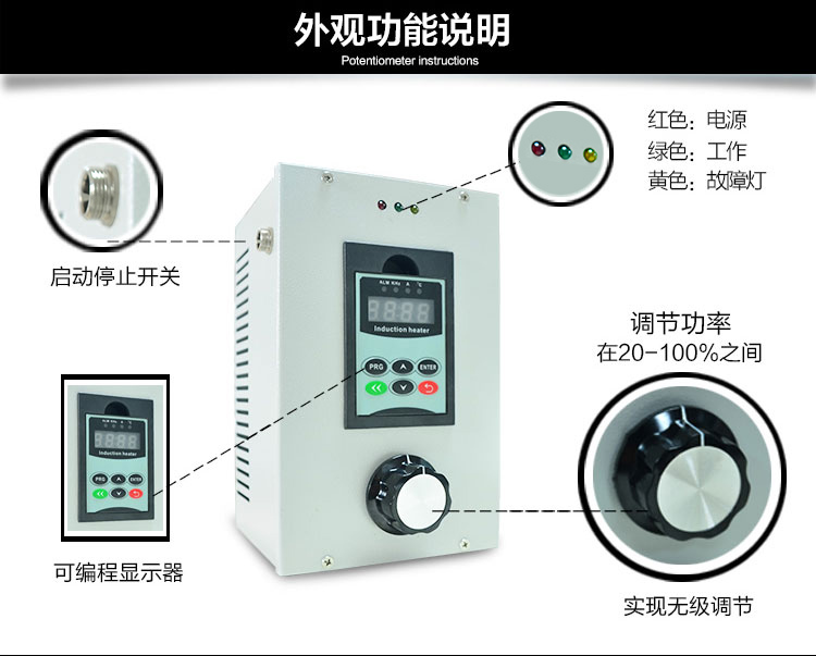 2.5KW電磁加熱控制器